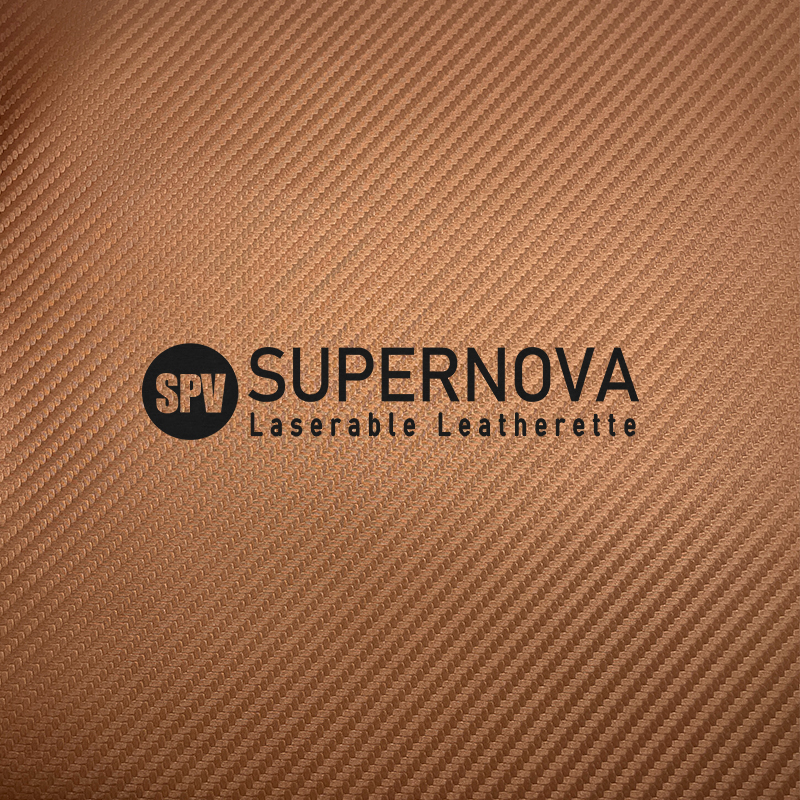 Carbon Fiber Laserable Leatherette Sheet with adhesive/without adhesive