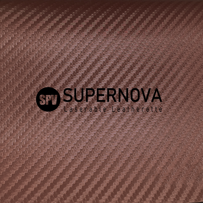 Carbon Fiber Laserable Leatherette Sheet with adhesive/without adhesive