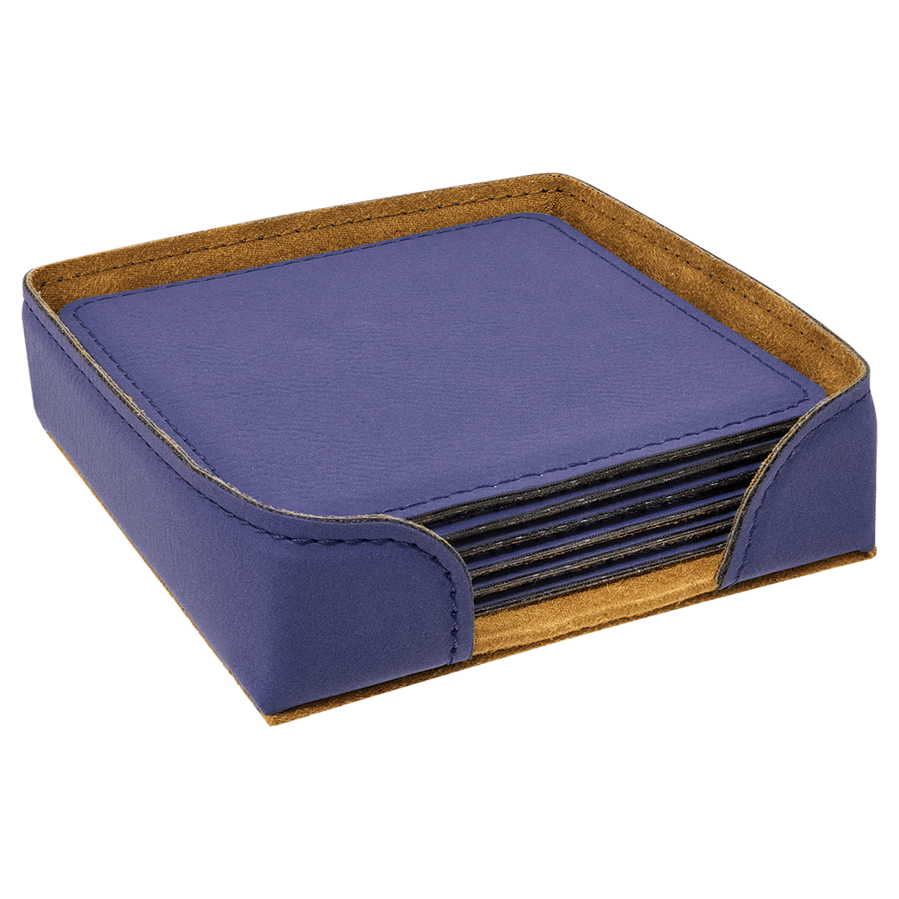 4' x 4'Square Leatherette Coasters 4' x 4'Square Leatherette Coasters