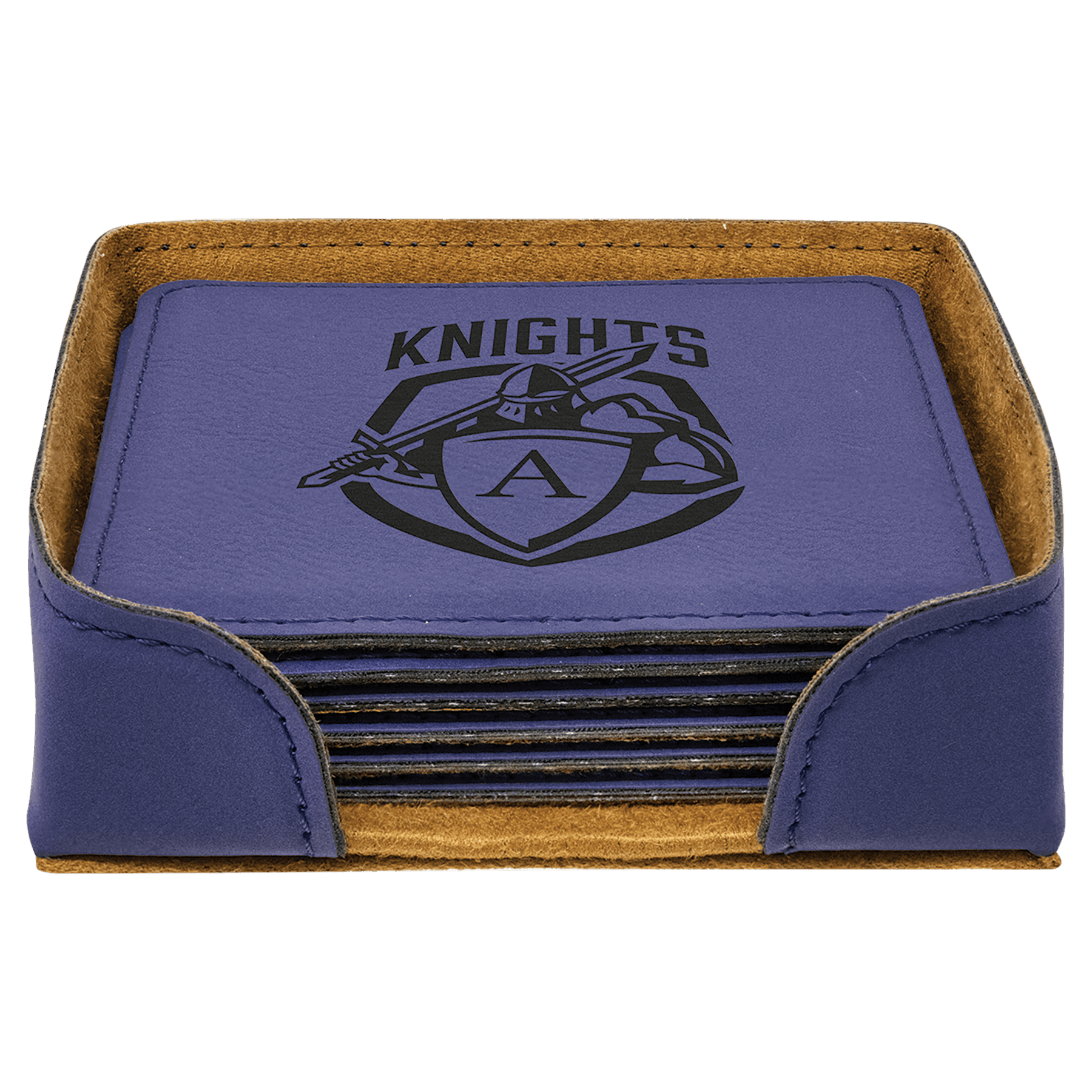 4' x 4'Square Leatherette Coasters 4' x 4'Square Leatherette Coasters