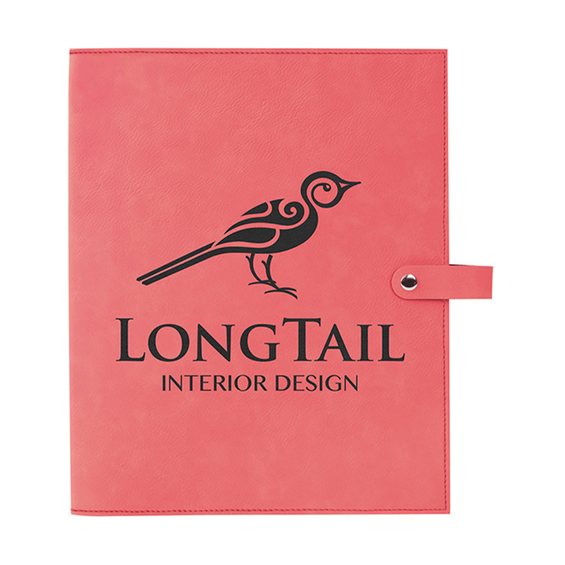 Leatherette Book Cover with Snap Closure Leatherette Book Cover with Snap Closure