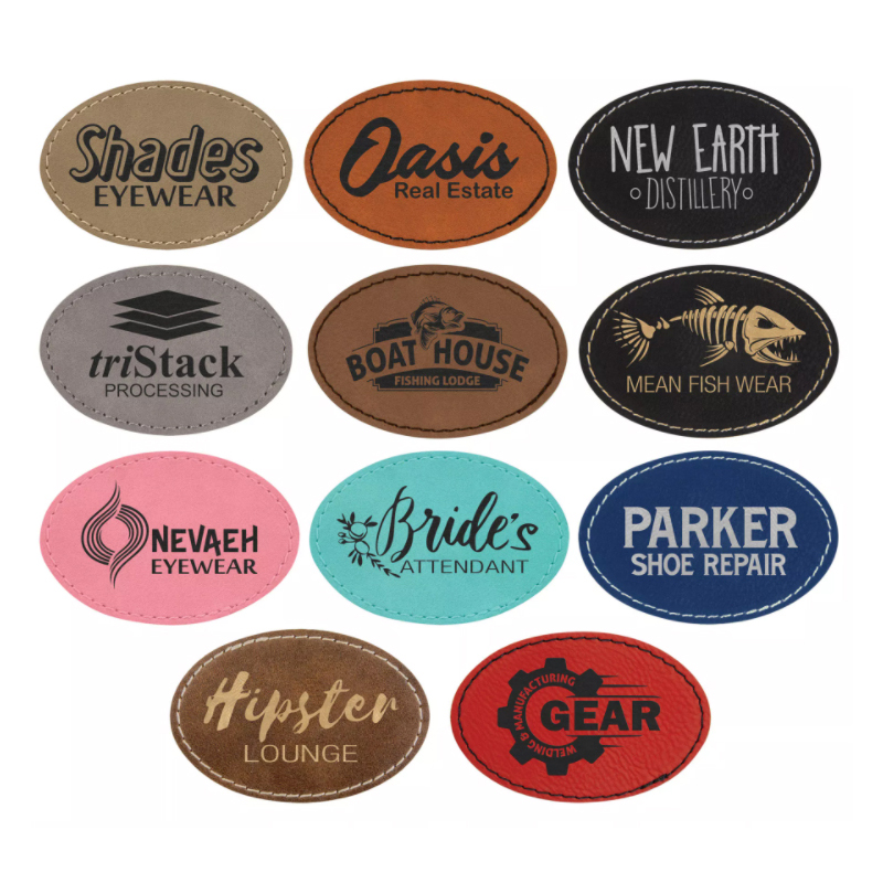 3' x 2' Oval Leatherette Patches 3' x 2' Oval Leatherette Patches