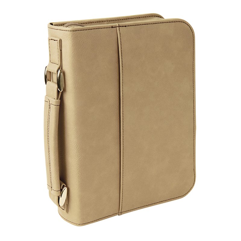 6 3/4' x 9 1/4'Leatherette Book Cover with Zipper Closure 6 3/4' x 9 1/4'Leatherette Book Cover with Zipper Closure