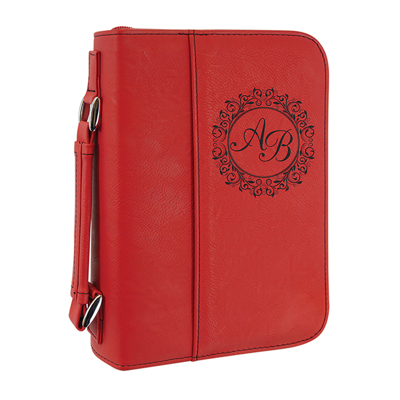 6 3/4' x 9 1/4'Leatherette Book Cover with Zipper Closure 6 3/4' x 9 1/4'Leatherette Book Cover with Zipper Closure