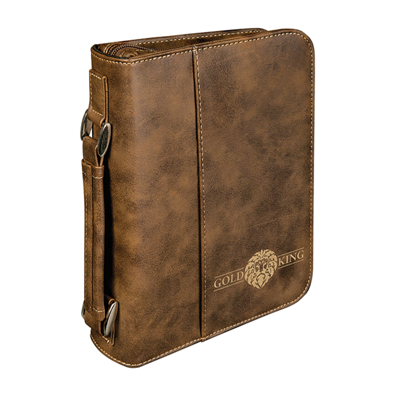 6 3/4' x 9 1/4'Leatherette Book Cover with Zipper Closure 6 3/4' x 9 1/4'Leatherette Book Cover with Zipper Closure