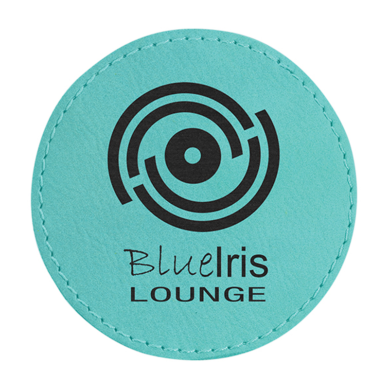 Round Leatherette Coasters Round Leatherette Coasters
