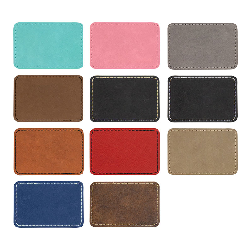 3 1/2' x 2 1/2' Rectangle Leatherette Patches 3 1/2' x 2 1/2' Rectangle Leatherette Patches