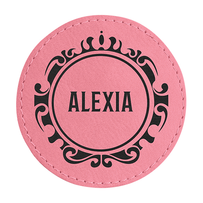 Round Leatherette Coasters Round Leatherette Coasters