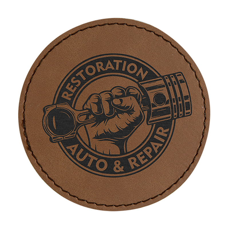 Round Leatherette Coasters Round Leatherette Coasters