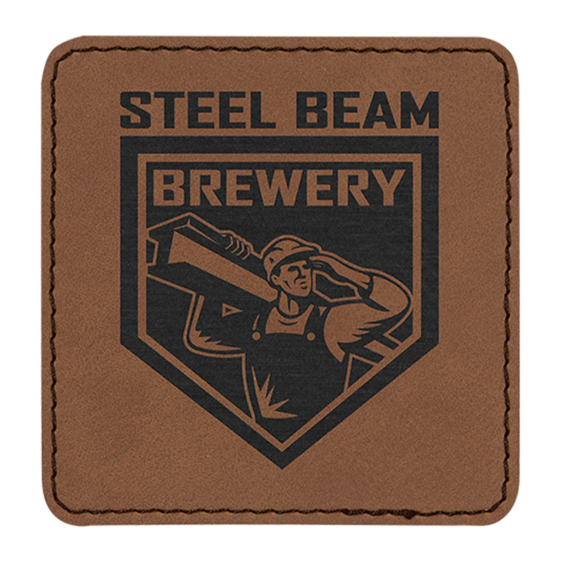 3 1/2' x 2 1/2' Square Leatherette Patches 3 1/2' x 2 1/2' Square Leatherette Patches