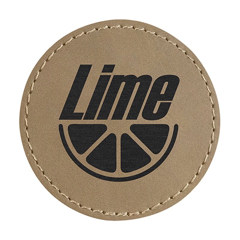 Laserable Leatherette Round 6-Coaster Set Laserable Leatherette Round 6-Coaster Set