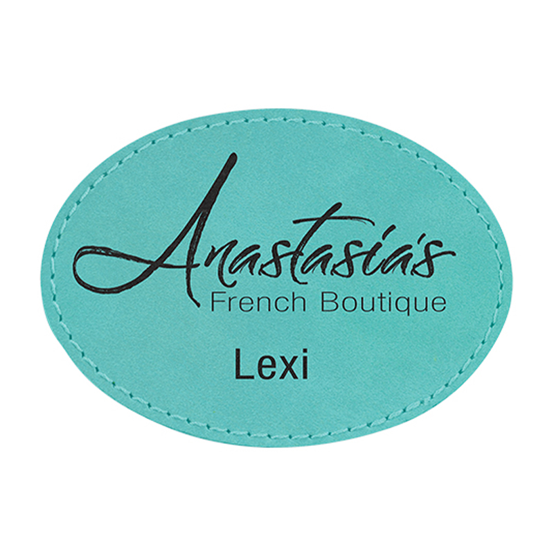 3 1/2' x 2 1/2' Oval Leatherette Patches 3 1/2' x 2 1/2' Oval Leatherette Patches