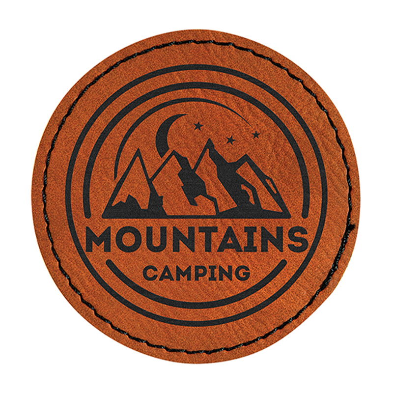 2 1/2' Round Leatherette Patches 2 1/2' Round Leatherette Patches