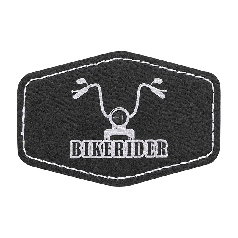 3 1/2' x 2 1/2' Hex Leatherette Patches 3 1/2' x 2 1/2' Hex Leatherette Patches