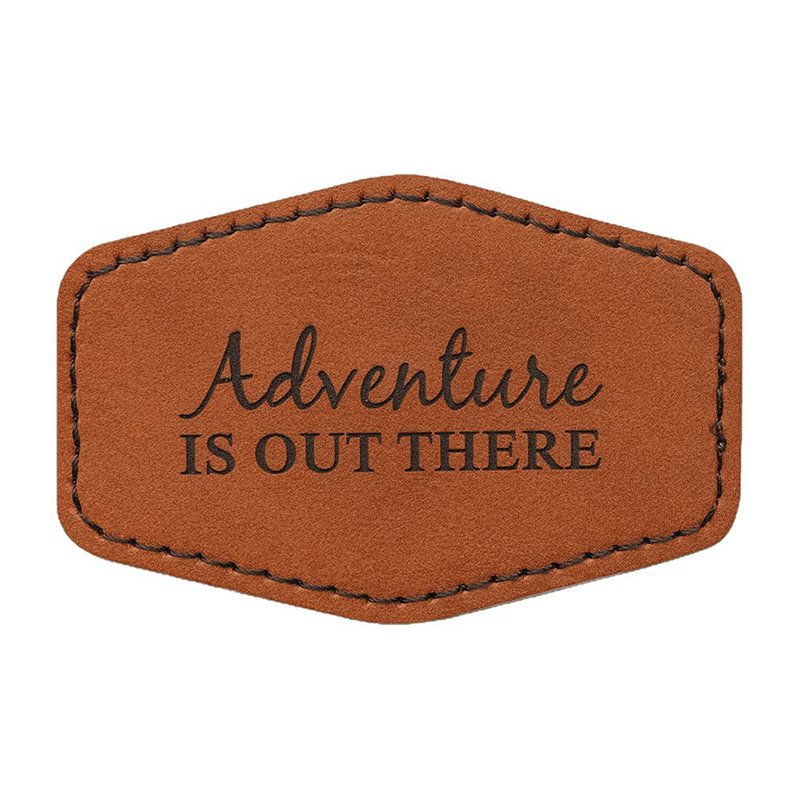 3 1/2' x 2 1/2' Hex Leatherette Patches 3 1/2' x 2 1/2' Hex Leatherette Patches