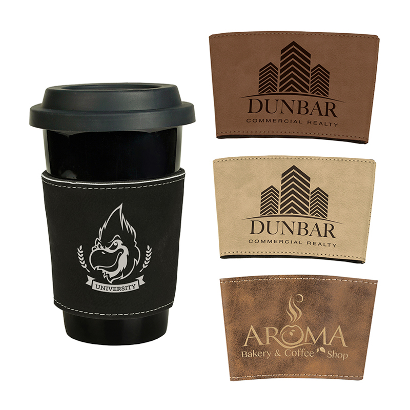 Laserable Leatherette Mug Sleeve Laserable Leatherette Mug Sleeve