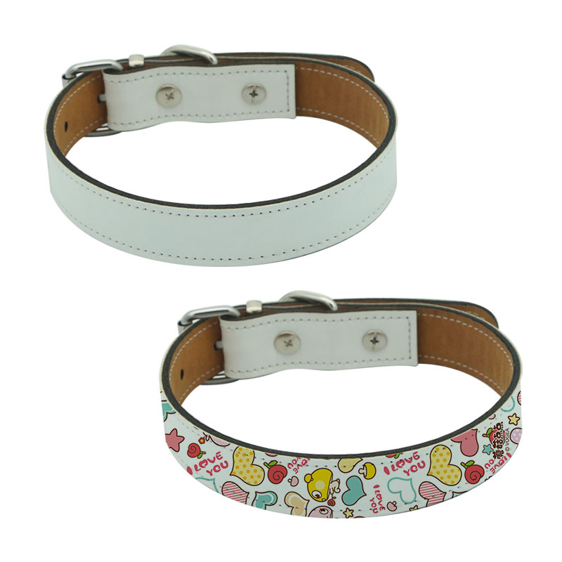 Sublimation Leatherette Dog Collar - L Sublimation Leatherette Dog Collar - L