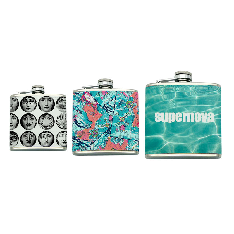 6 oz. Sublimation Leatherette Stainless Steel Flask 6 oz. Sublimation Leatherette Stainless Steel Flask