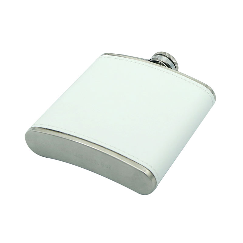 6 oz. Sublimation Leatherette Stainless Steel Flask 6 oz. Sublimation Leatherette Stainless Steel Flask