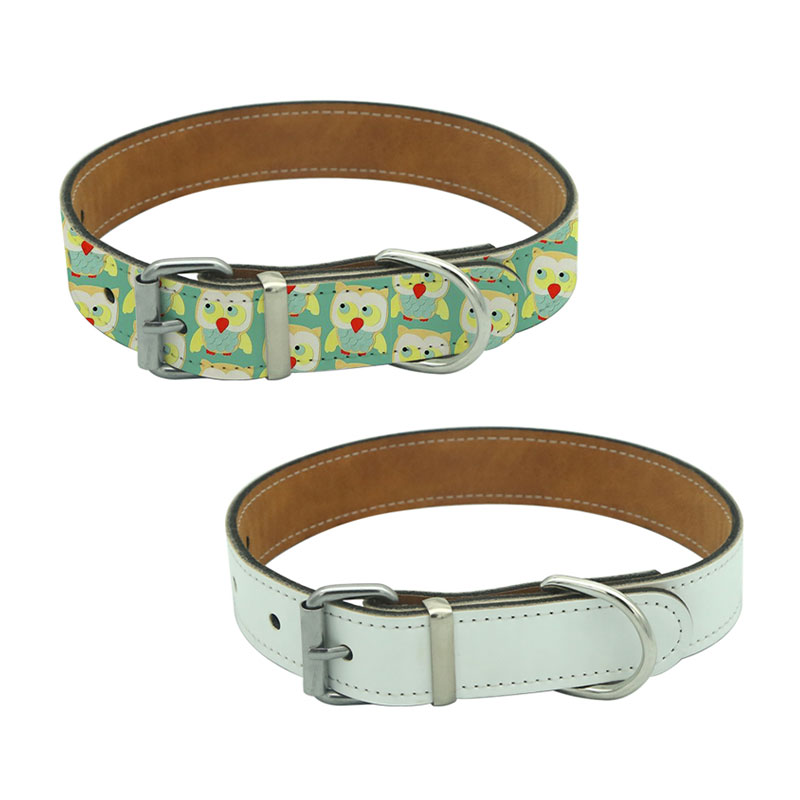 Sublimation Leatherette Dog Collar - XS