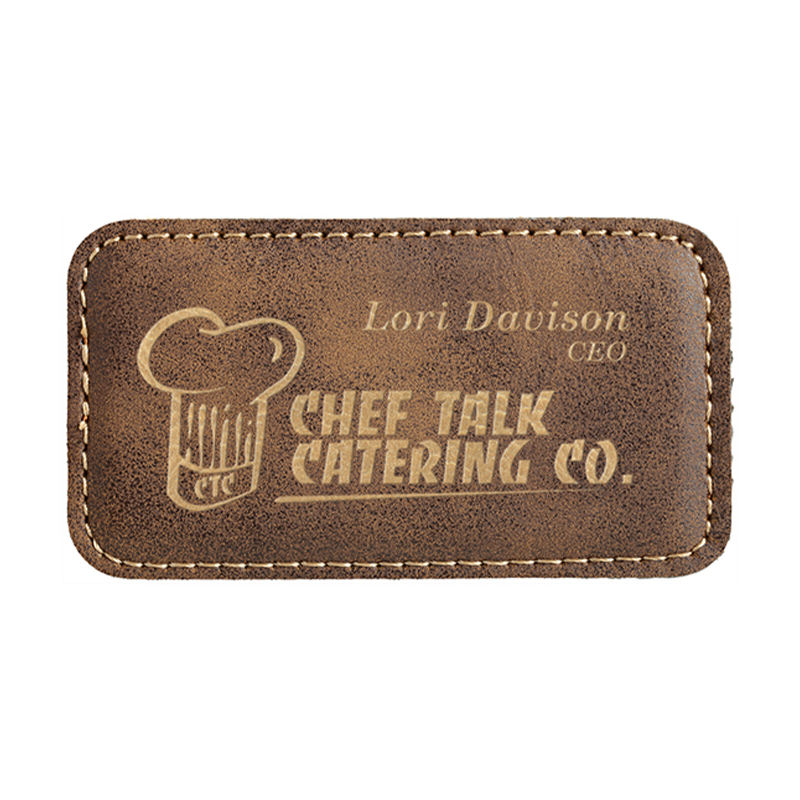 Leatherette Large Rectangle Name Badges Leatherette Large Rectangle Name Badges