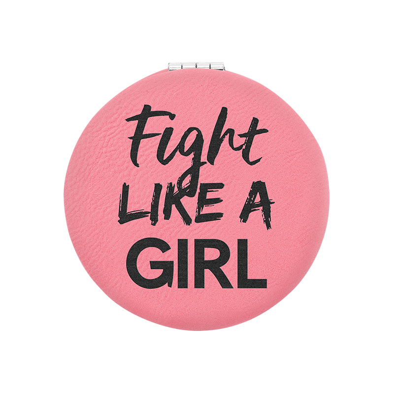 laserable leathertte Compact Mirror laserable leathertte Compact Mirror