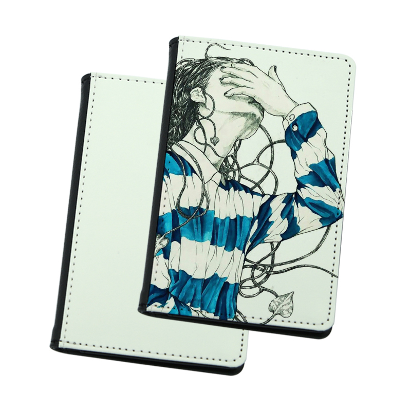 Sublimation Leatherette Passport Case with inner PU Leather