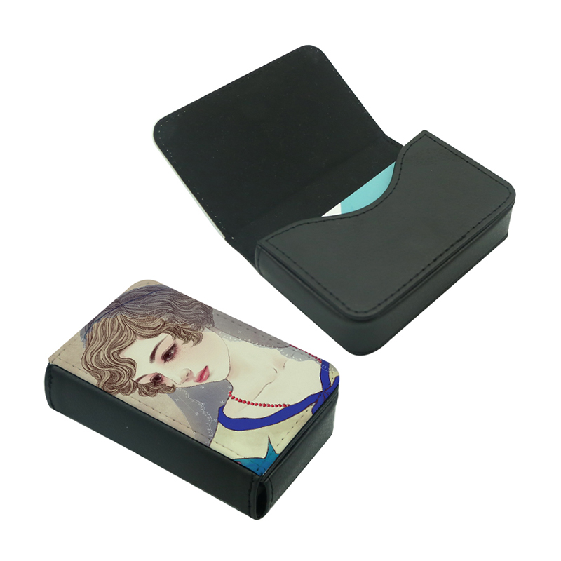 Sublimation Pu Leather Name Card Holder Sublimation Pu Leather Name Card Holder
