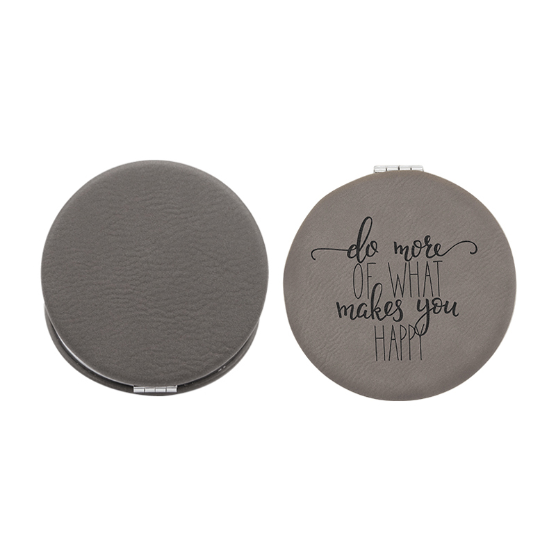 laserable leathertte Compact Mirror laserable leathertte Compact Mirror