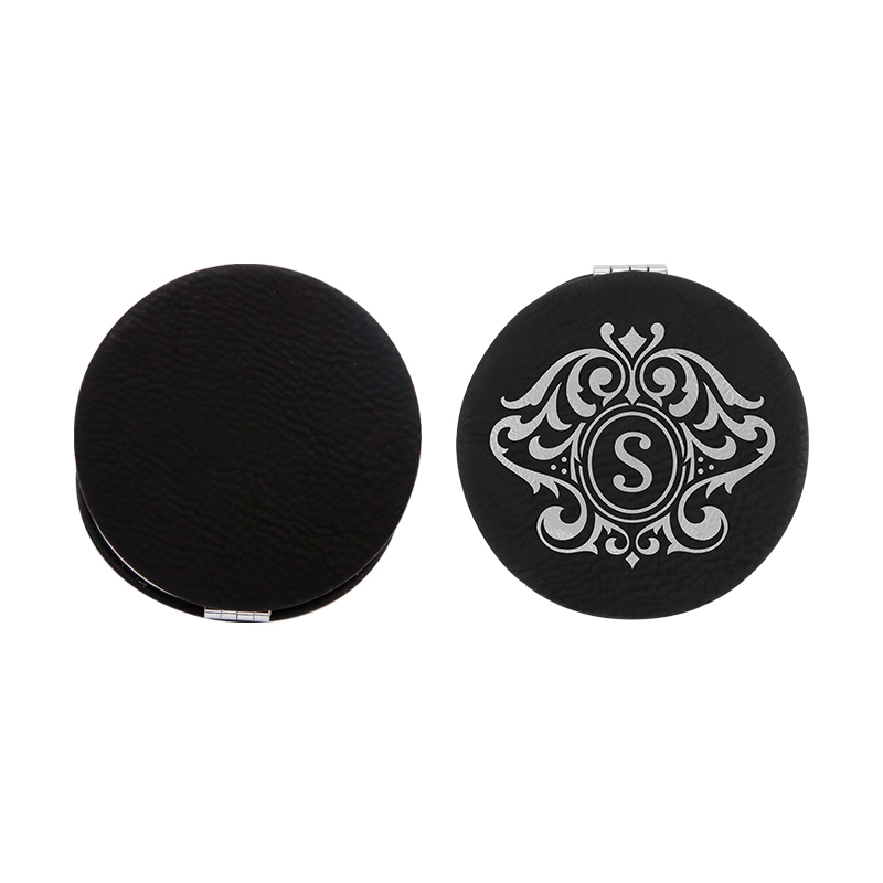 laserable leathertte Compact Mirror laserable leathertte Compact Mirror