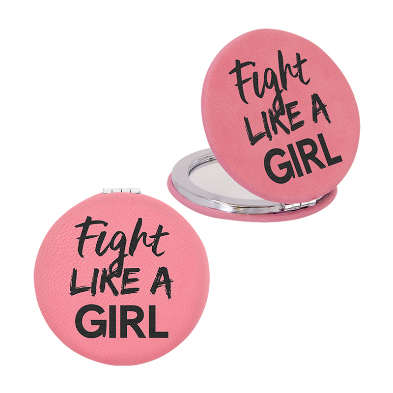 laserable leathertte Compact Mirror laserable leathertte Compact Mirror