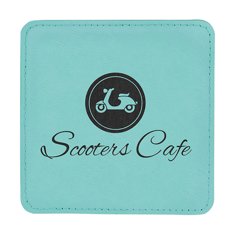 4' x 4'Square Leatherette Coasters 4' x 4'Square Leatherette Coasters