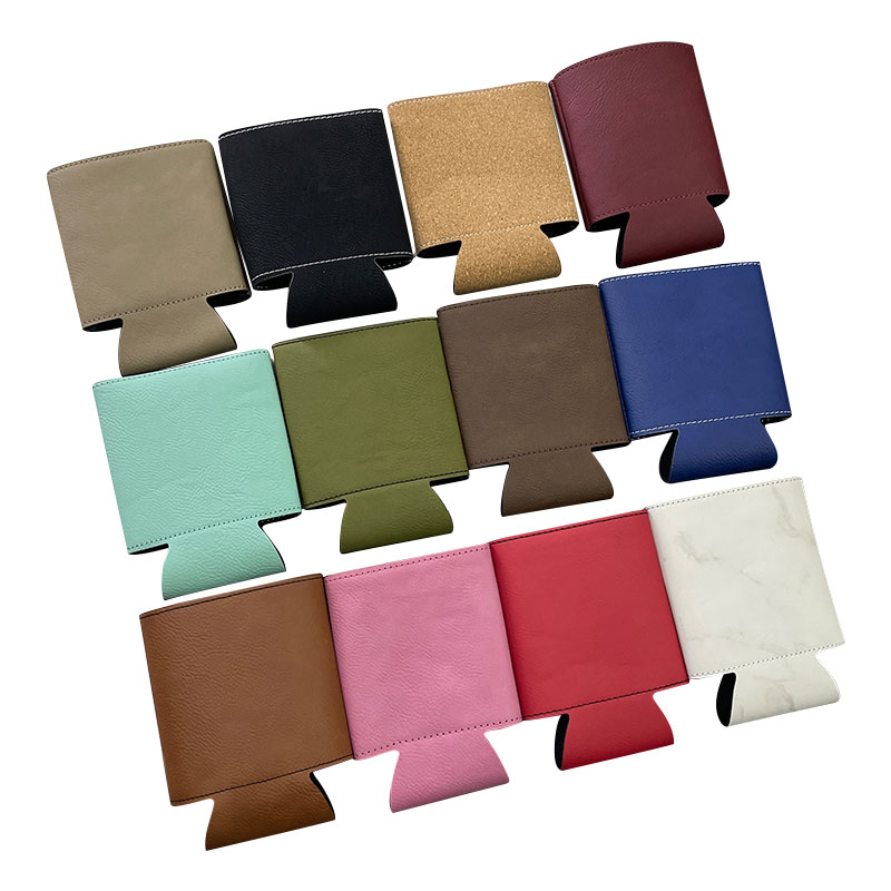 Laserable Leatherette Beverage Holder