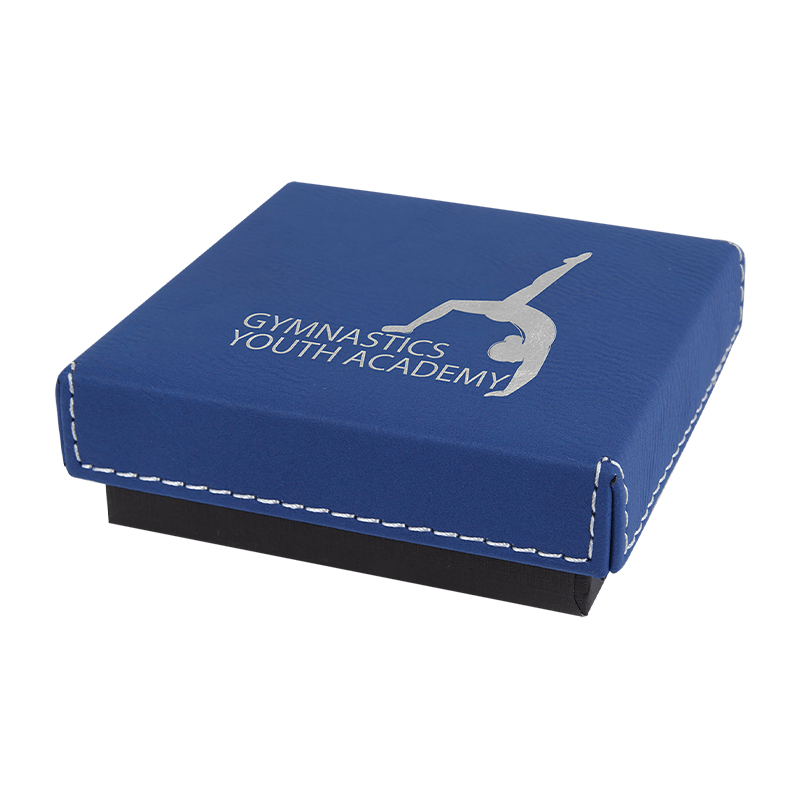 7 3/8' x 5 3/4' Gift Box with Laserable Leatherette Lid 7 3/8' x 5 3/4' Gift Box with Laserable Leatherette Lid