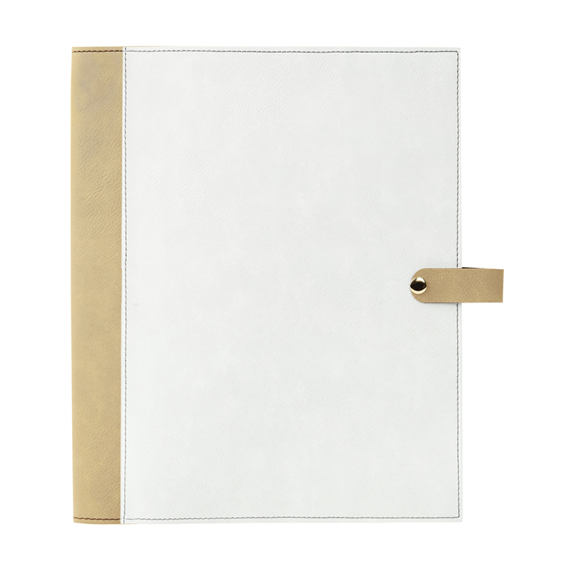 Sublimation Leatherette Book Cover with Snap Closure