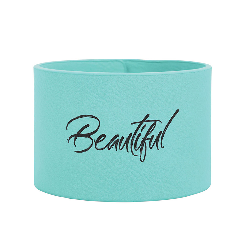 9 1/2' x 2'Laserable Leatherette Cuff Bracelet