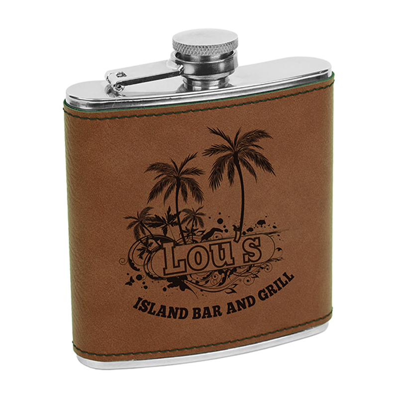 Laserable Leatherette Flasks Laserable Leatherette Flasks