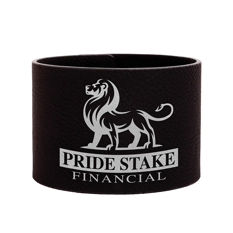 9 1/2' x 1' Laserable Leatherette Cuff Bracelet 9 1/2' x 1' Laserable Leatherette Cuff Bracelet