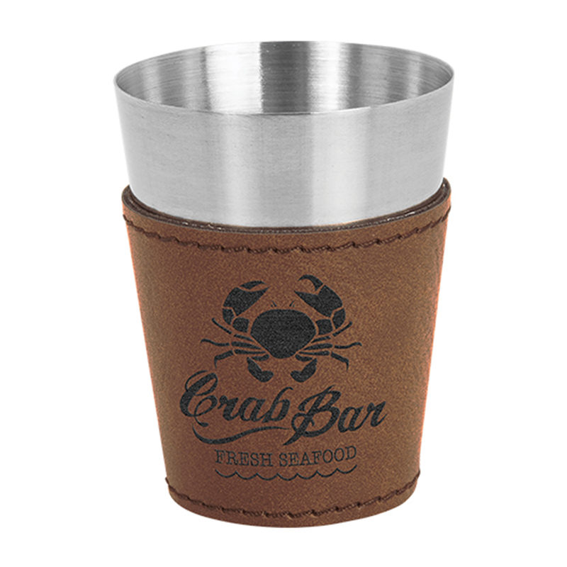 Leatherette Shot Glasses Leatherette Shot Glasses
