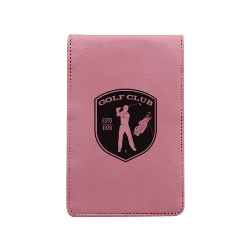 Laserable Leatherette Golf Scorecard Holder Laserable Leatherette Golf Scorecard Holder