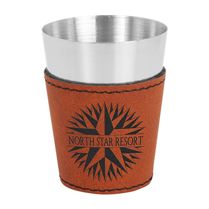 Leatherette Shot Glasses Leatherette Shot Glasses