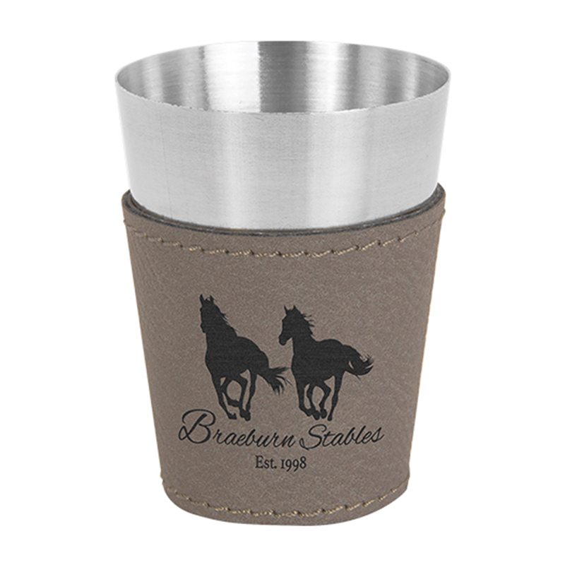 Leatherette Shot Glasses Leatherette Shot Glasses