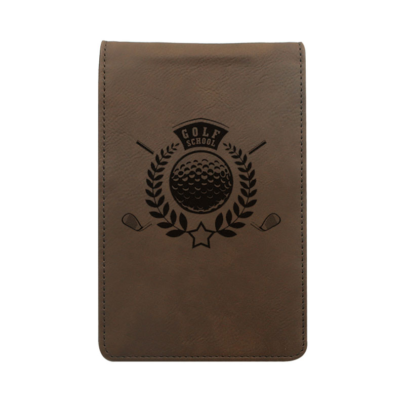 Laserable Leatherette Golf Scorecard Holder Laserable Leatherette Golf Scorecard Holder