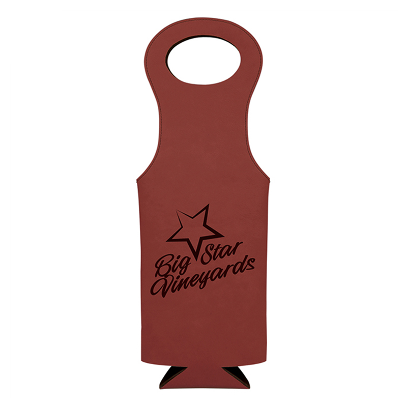 Leatherette Wine Bags Leatherette Wine Bags