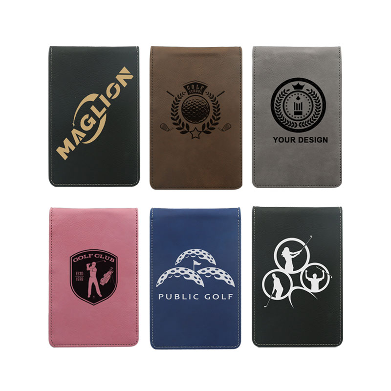 Laserable Leatherette Golf Scorecard Holder