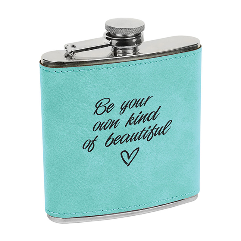 Laserable Leatherette Flasks Laserable Leatherette Flasks