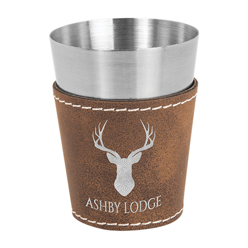 Leatherette Shot Glasses Leatherette Shot Glasses