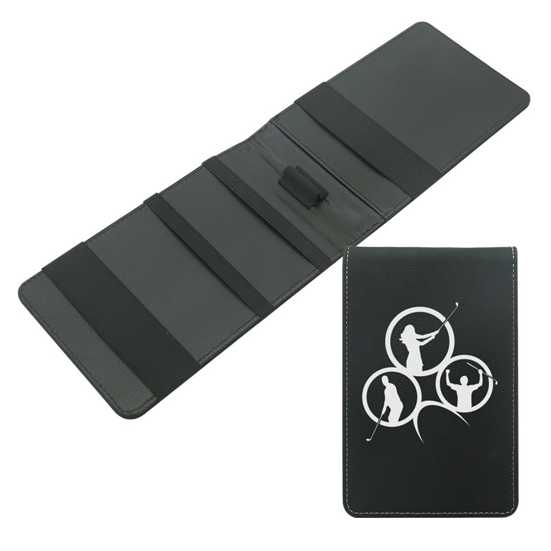 Laserable Leatherette Golf Scorecard Holder Laserable Leatherette Golf Scorecard Holder