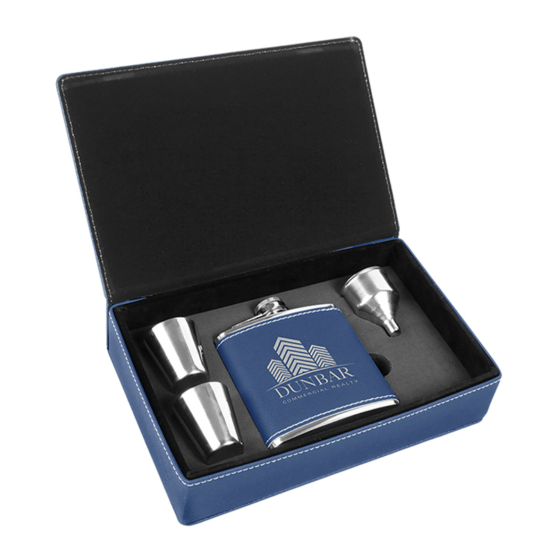 Leatherette Flask Sets Leatherette Flask Sets