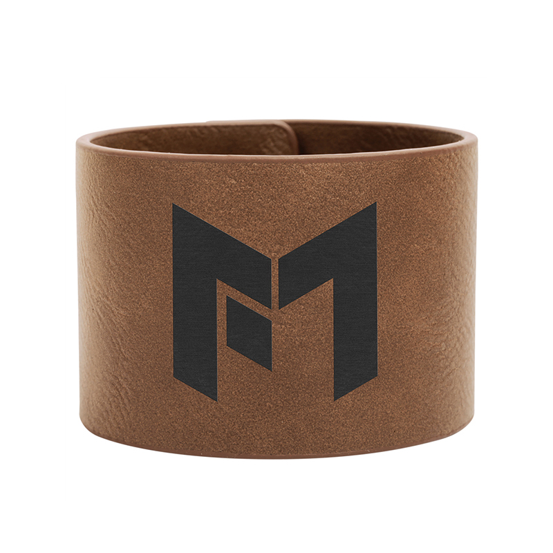 9 1/2' x 1' Laserable Leatherette Cuff Bracelet 9 1/2' x 1' Laserable Leatherette Cuff Bracelet
